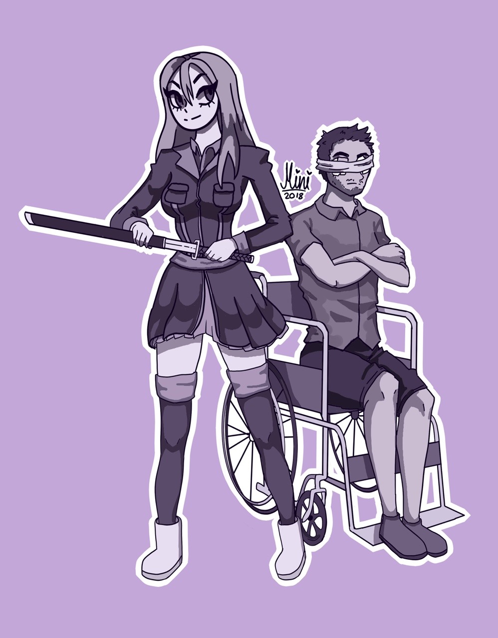 Cartoon-style interpretation