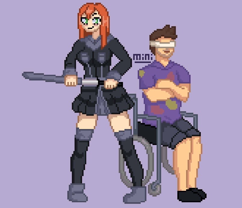 Pixel-style interpretation